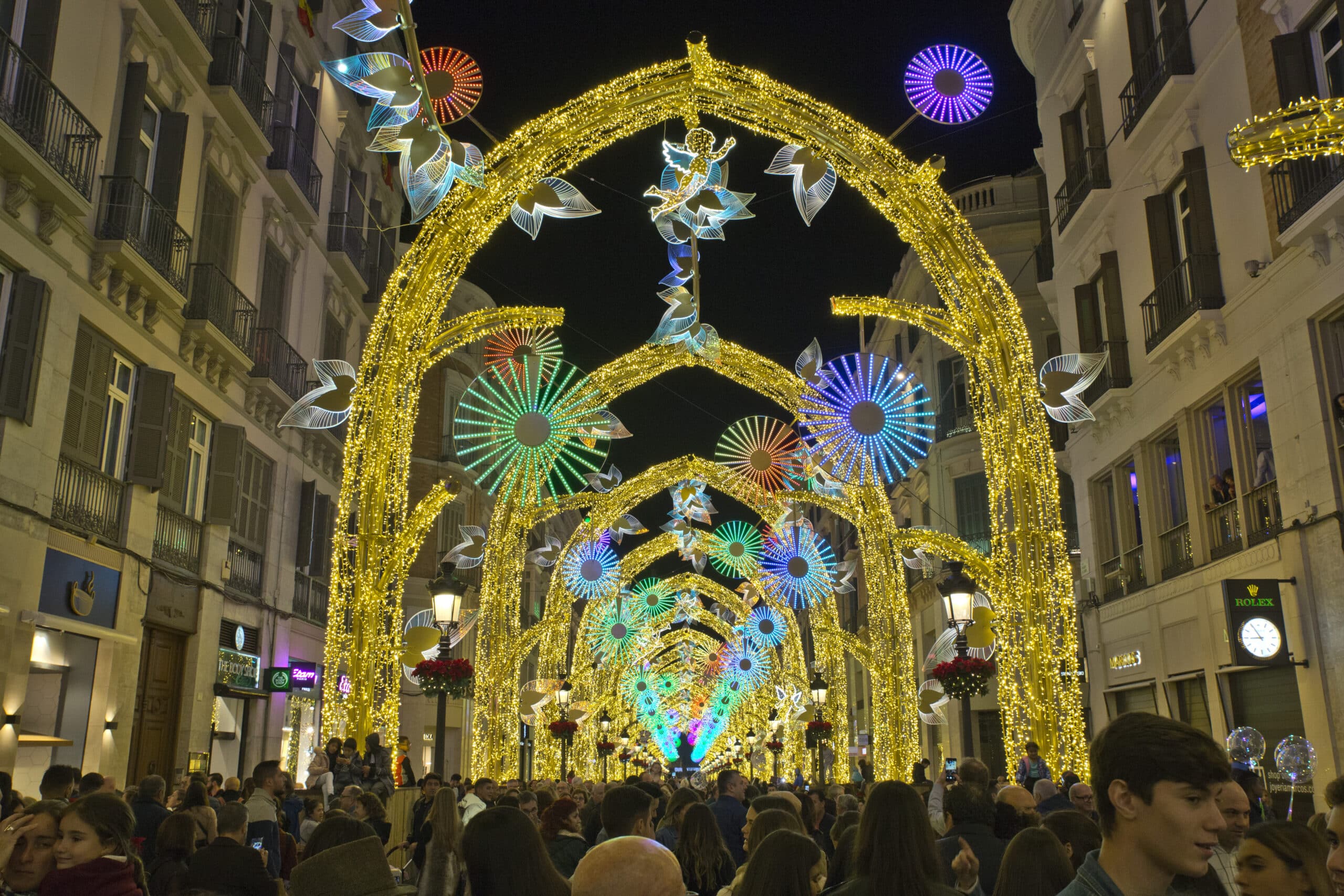 Luces de Navidad de Málaga